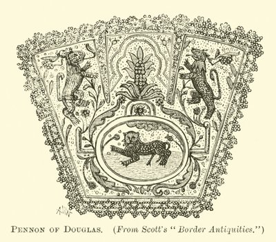 Fahne von Douglas von English School