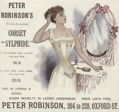 Peter Robinsons weltberühmtes Korsett Sylphide von English School