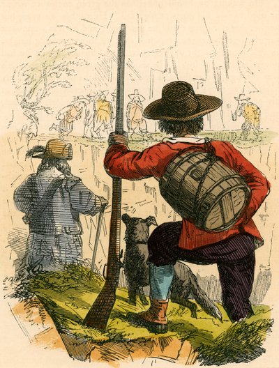 Peter sieht die zwölf Ritter Kegeln spielen von English School