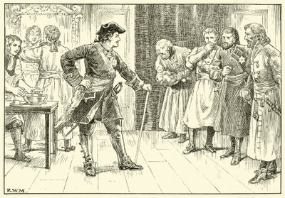 Peter der Große lässt Adlige ihre Bärte rasieren von English School