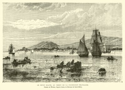 Petit-Goave, Haiti, als es eine französische Kolonie war von English School