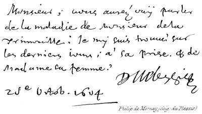 Philip de Mornay (Seigneur du Plessis) von English School