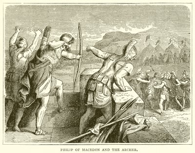 Philipp von Makedonien und der Bogenschütze von English School