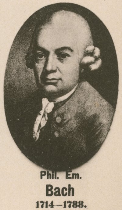 Philipp Emanuel Bach (Gravur) von English School