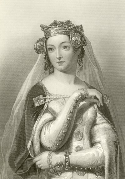 Philippa von Hennegau, Gemahlin von König Eduard III. von English School