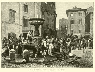 Piazza Montanara, mit dem Theater des Marcellus von English School