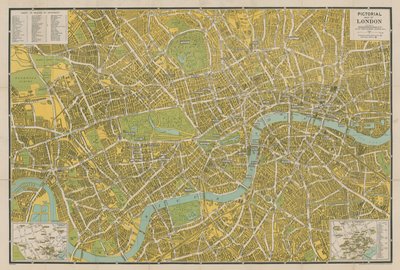 Bildkarte von London von English School