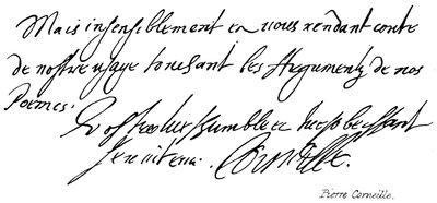 Pierre Corneille von English School