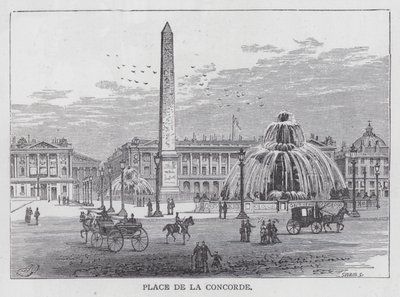 Place De La Concorde (Stich) von English School