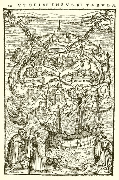 Plan von Utopia von English School
