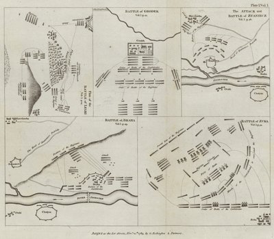 Tafel aus Memoiren und Reisen von Mauritius Augustus Graf de Benyowsky von English School