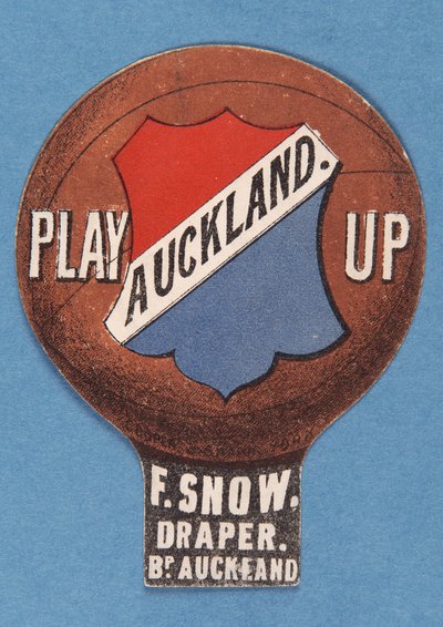 Spiel auf Aukland. F. Snow. Draper. BP. Auckland von English School