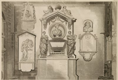 Poets Corner, Westminster Abbey, London von English School