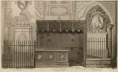 Poets Corner, Westminster Abbey, London von English School