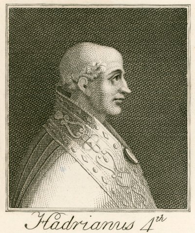 Papst Hadrian IV. von English School