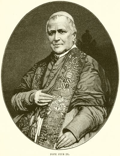 Papst Pius IX von English School