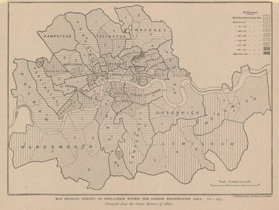 Bevölkerung im Londoner Registrierungsgebiet von English School