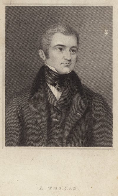 Porträt von Adolphe Thiers von English School