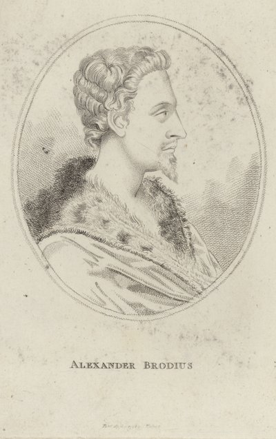 Porträt von Alexander Brodius von English School