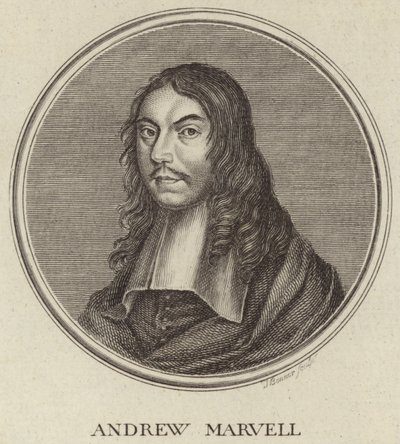 Porträt von Andrew Marvell von English School