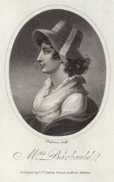 Porträt von Anna Laetitia Barbauld von English School