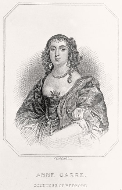 Porträt von Anne Carre, Gräfin von Bedford, 1835 von English School