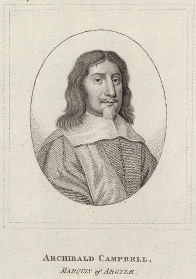 Porträt von Archibald Campbell von English School