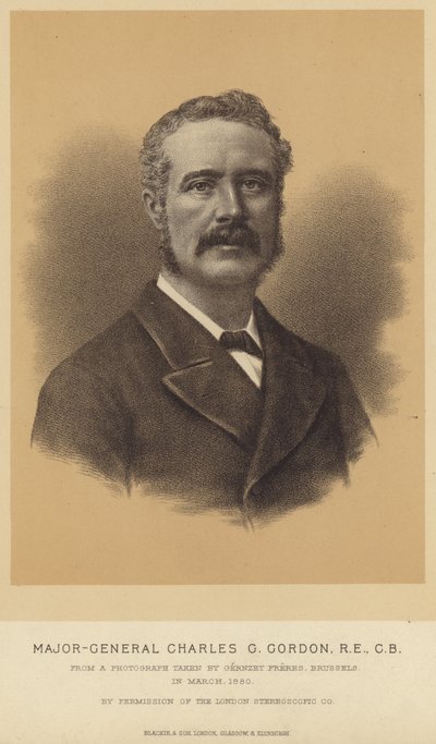 Porträt von Charles George Gordon von English School