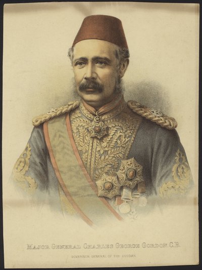 Porträt von Charles George Gordon von English School