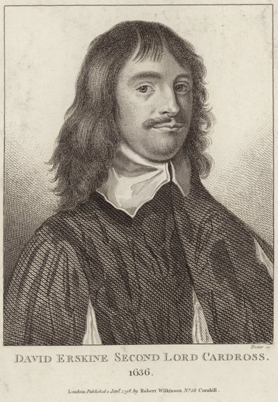 Porträt von David Erskine, Zweiter Lord Cardross von English School