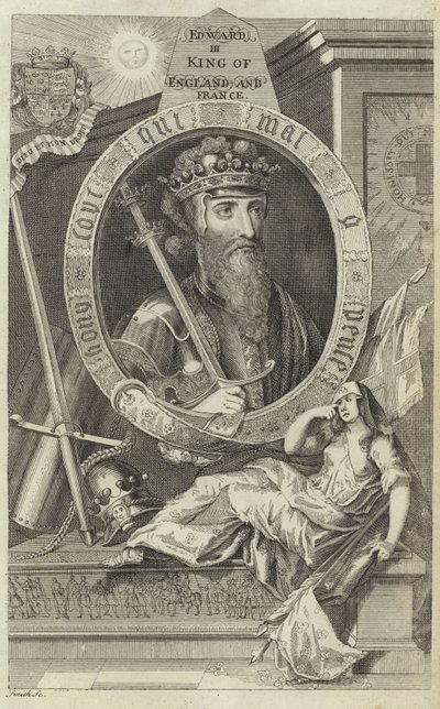 Porträt von Eduard III. von England von English School
