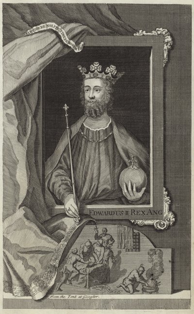Porträt von Eduard II. von England von English School