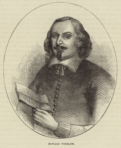 Porträt von Edward Winslow von English School