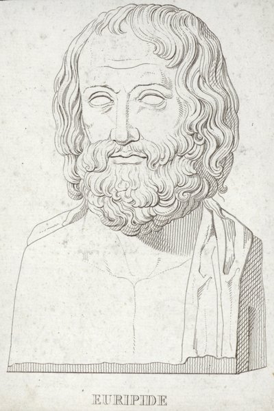 Porträt von Euripides von English School