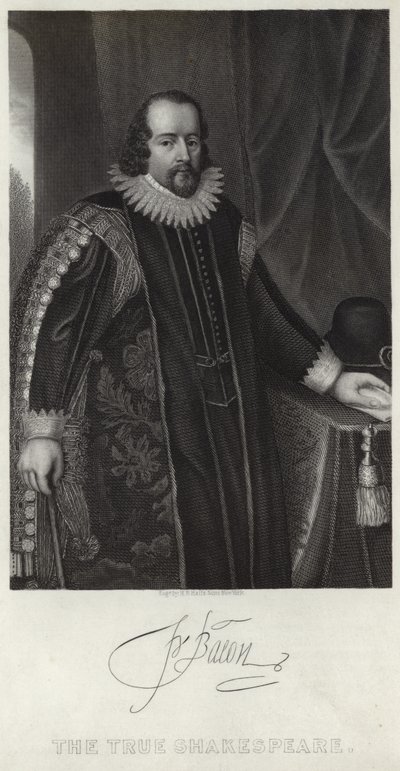 Porträt von Francis Bacon von English School