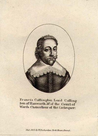 Porträt von Francis Cottington, Baron Cottington (ca. 1578-1652) veröffentlicht 1812 von English School