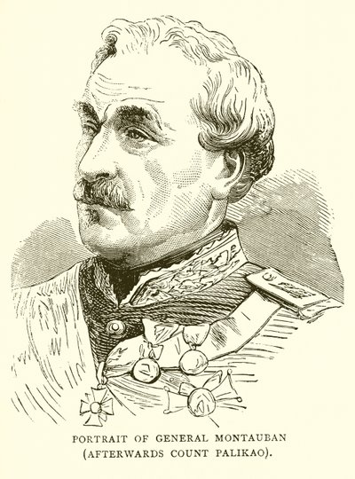 Porträt von General Montauban von English School
