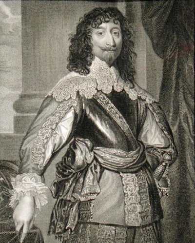 Porträt von George Gordon (1586-1649) 2. Marquis of Huntley von English School