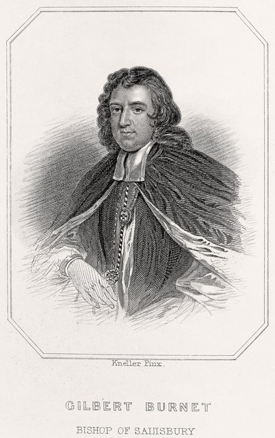 Porträt von Gilbert Burnet, Bischof von Salisbury von English School