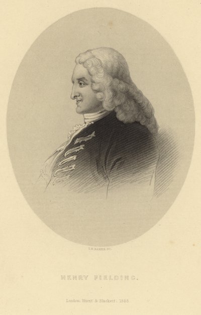 Porträt von Henry Fielding von English School