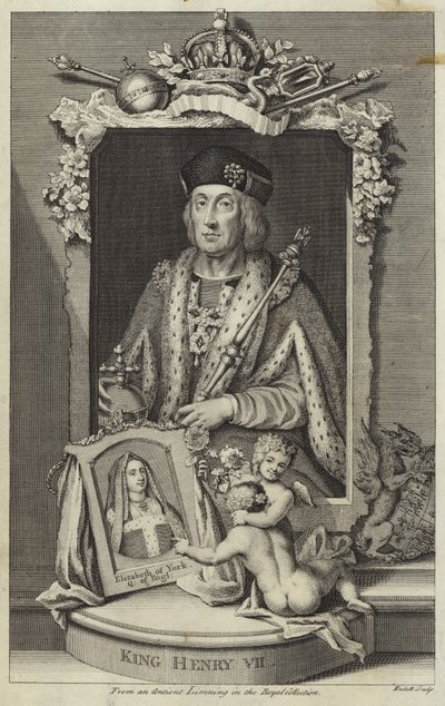 Porträt von Heinrich VII. von England von English School