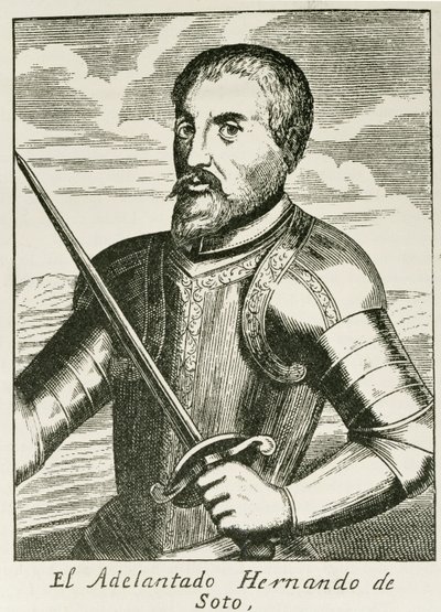 Porträt von Hernando de Soto (ca.1496-1542) aus 