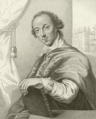 Porträt von Horace Walpole von English School