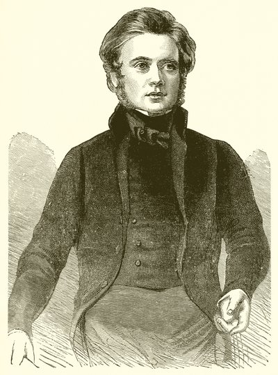 Porträt von John Bright im Jahr 1843 von English School
