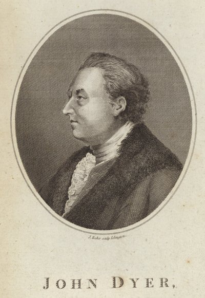 Porträt von John Dyer von English School