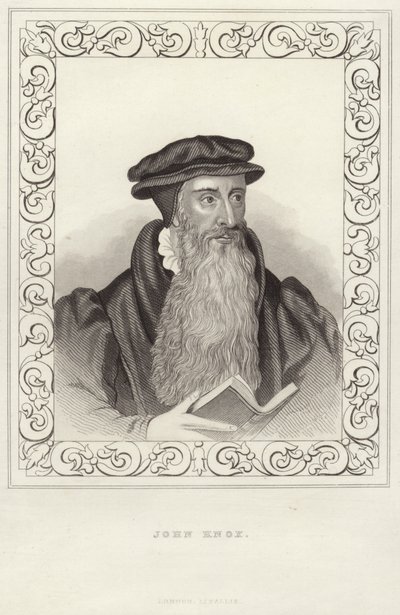 Porträt von John Knox von English School