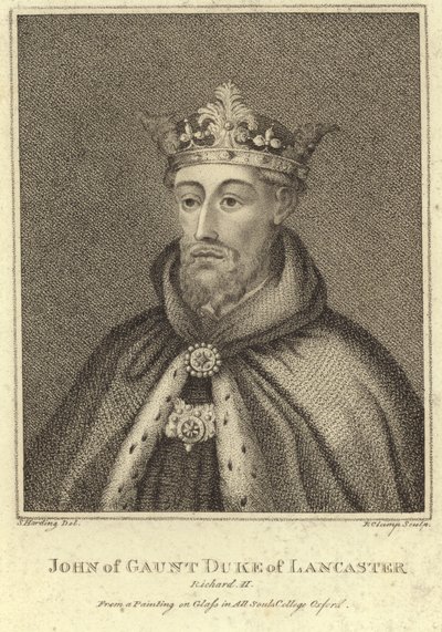 Porträt von John of Gaunt, Herzog von Lancaster von English School
