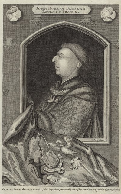 Porträt von Johann von Lancaster, Herzog von Bedford von English School