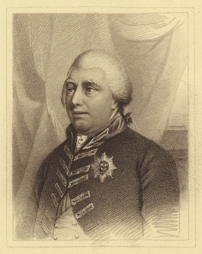 Porträt von König George III. von English School