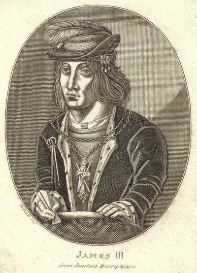 Porträt von König James III. von English School